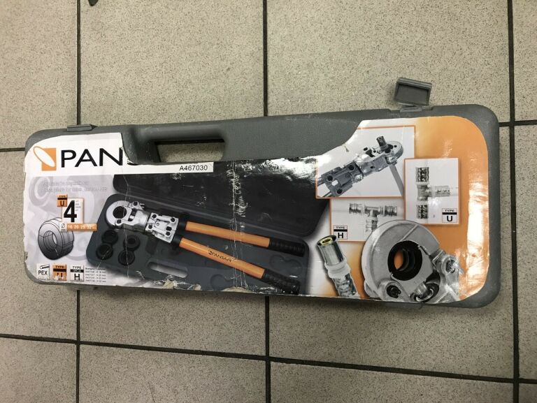 ZACISKARKA DO RUR PEX 4 PANSAM A467030 KOMPLET