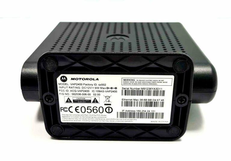 ROUTER MOTOROLA VAP2400+ OKABLOWANIE
