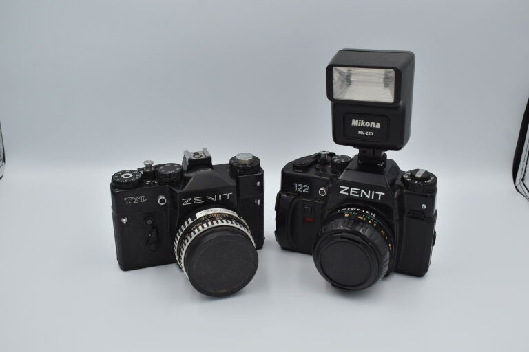 ZENIT TTL + ZENIT 122 + OBIEKTYWY LAMPA
