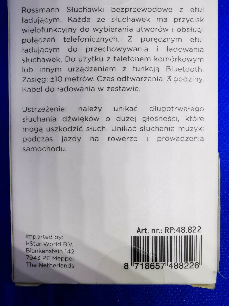 sluchawki-bezprzewodowe-rossmann-rp48822-stan-uzywany