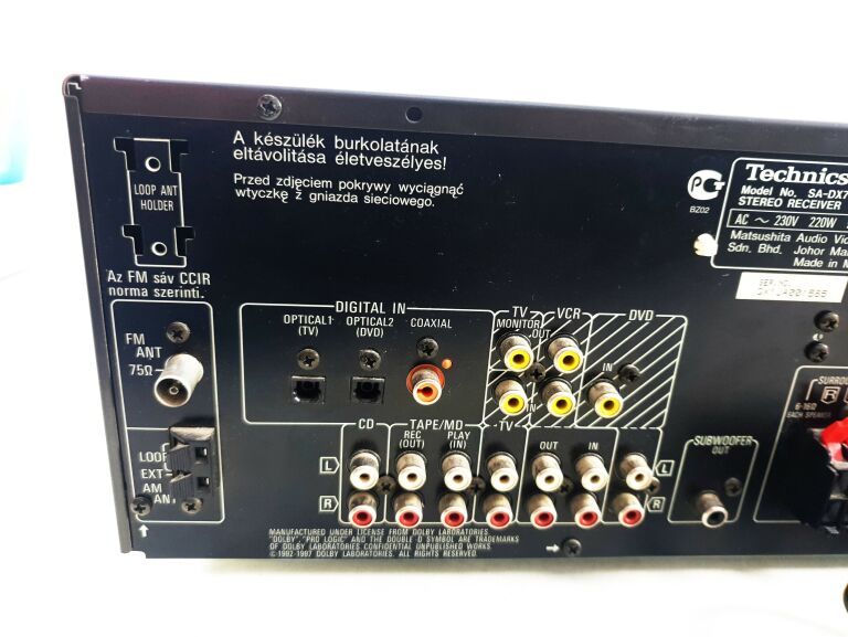 AMPLITUNER TECHNICS SA-DX750