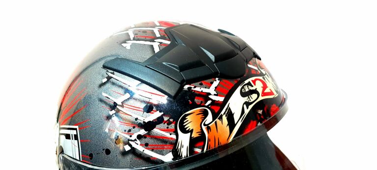KASK MOTOCYKLOWY KASK LS2 FF350 PISTON HEAD - L