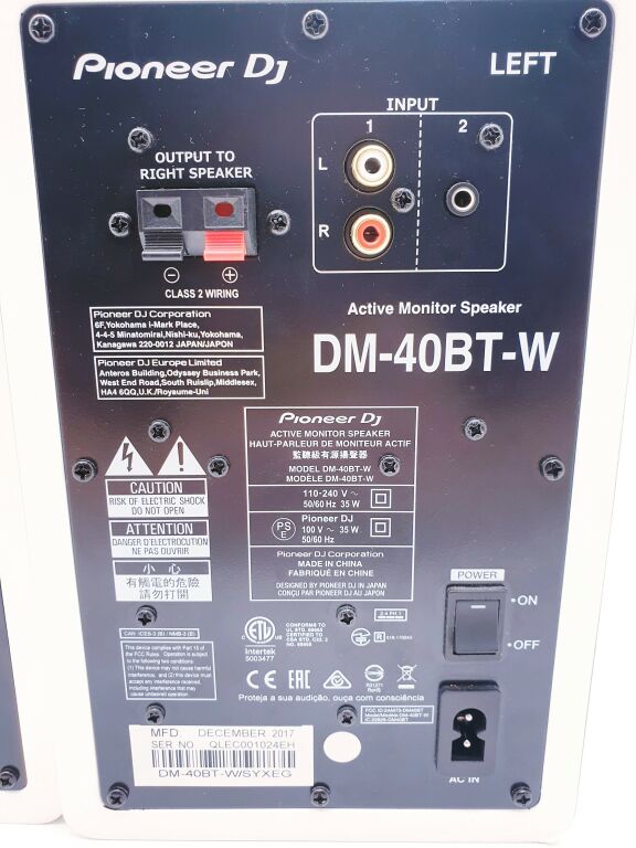 MONITORY STUDYJNE PIONEER DM-40BT KOMPLET