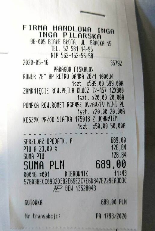 ROWER HP RETRO DAMKA 28''