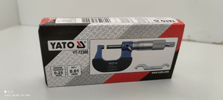 YATO YT-72300 MIKROMETR NONIUSZOWY 0-25MM IGŁA!