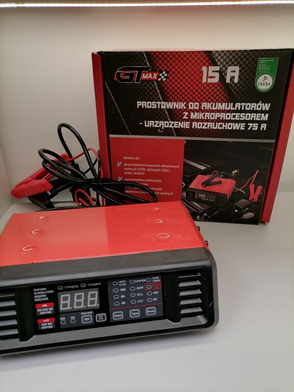 PROSTOWNIK SAMOCHODOWY GT MAX 15A