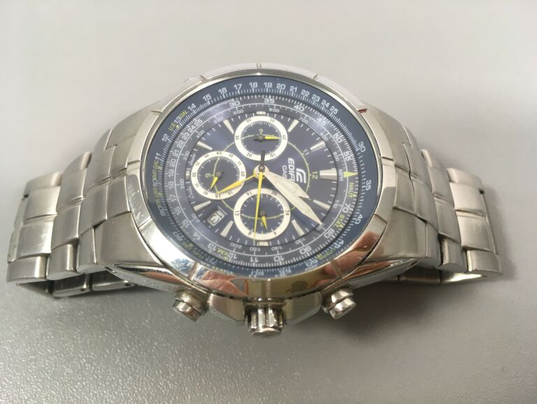 ZEGAREK CASIO EDIFICE EF 518 DATOWNIK 2 CZASY M skie Loombard.pl