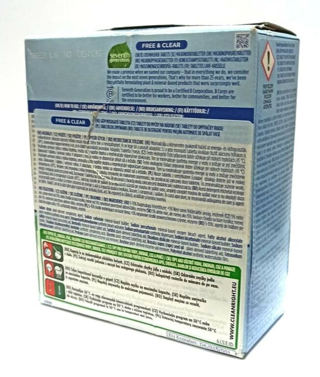 TABLETKI DO ZMYWARKI SEVENTH GENERATION 24SZT