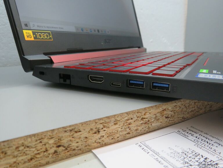 LAPTOP ACER NITRO 5 I5 GTX1650 + TORBA FV ZAS