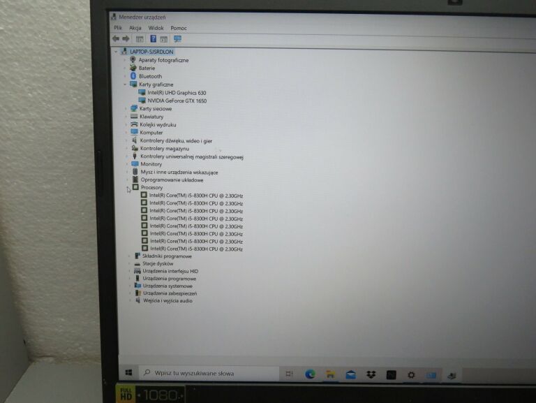 LAPTOP ACER NITRO 5 I5 GTX1650 + TORBA FV ZAS