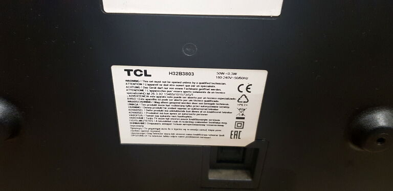 TELEWIZOR TCL H32B3803 +PILOT