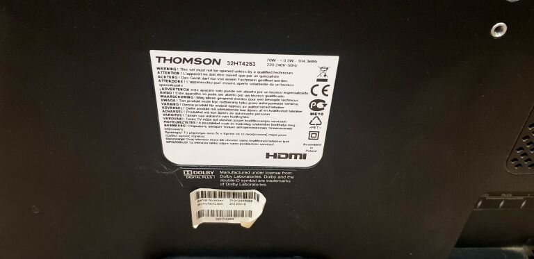 TELEWIZOR THOMSON 32HT4253+PILOT