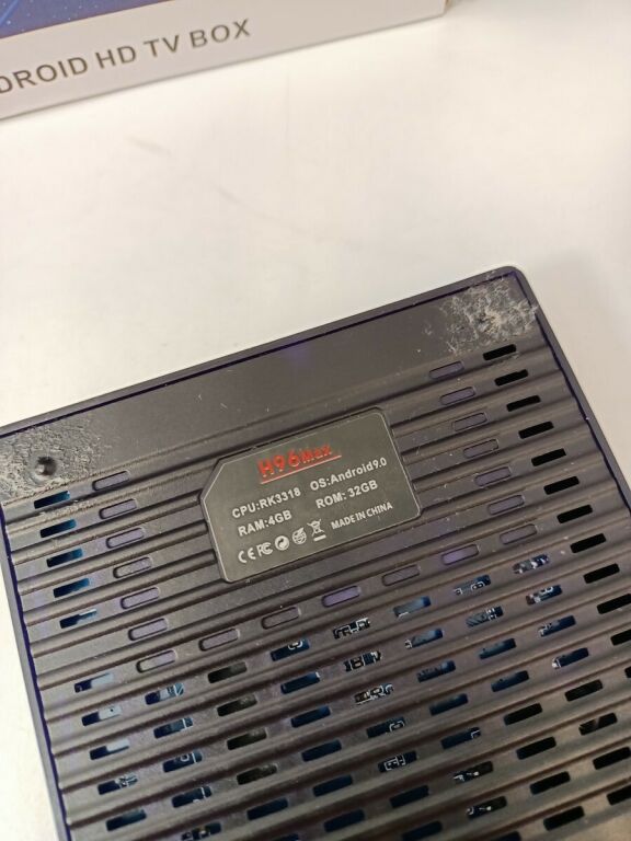 ANDROID TV BOX H96 MAX 4/64