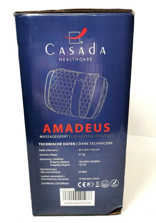 PODUSZKA MASUJĄCA CASADA AMADEUS BRAINTRONICS