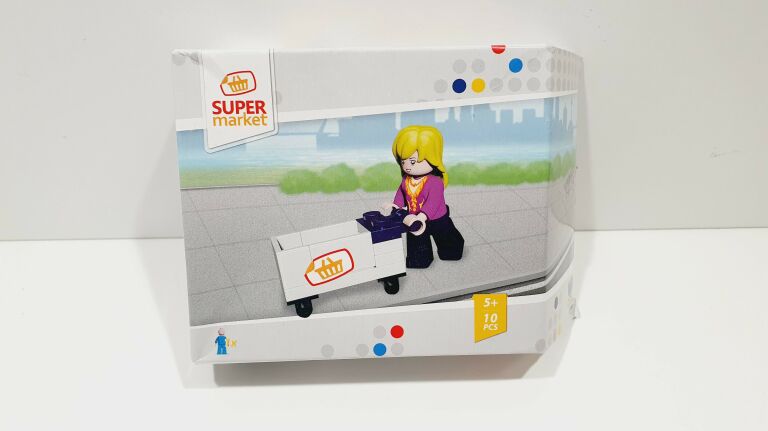 KLOCKI SUPER MARKET 10 PCS 5+