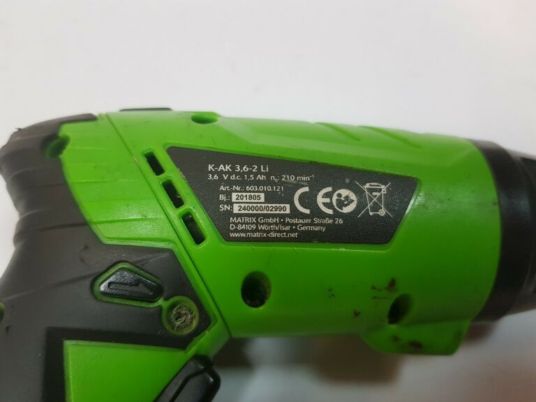 KAWASAKI WKRĘTARKA AKUMULATOROWA K-AK 3,6-2 LI /