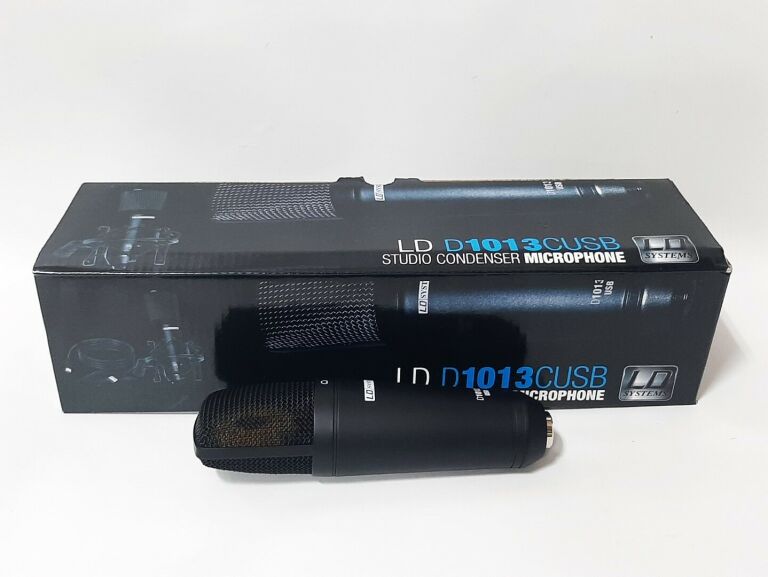 mikrofon-pojemnosciowy-ldsystems-z-uchytem-stan-uzywany