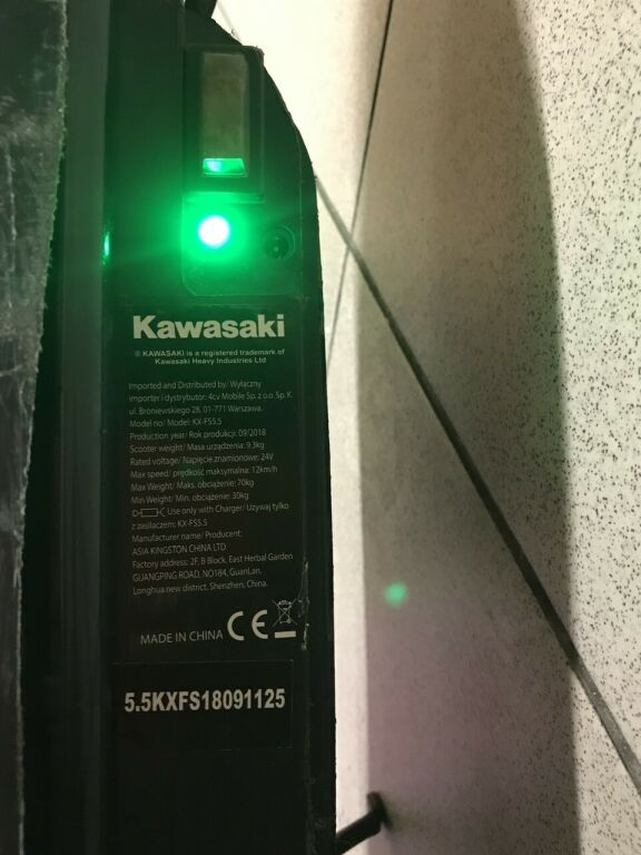 HULAJNOGA ELEKTRYCZNA KAWASAKI 5.5KXFS