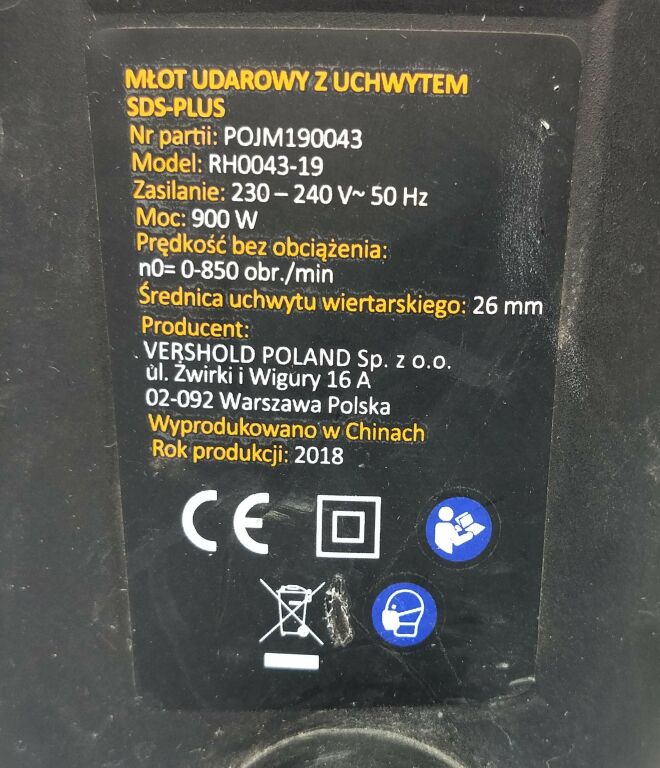 mlot-udarowy-niteo-tools-sds-plus-marka-niteo-tools