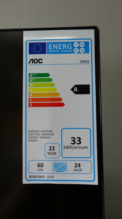 MONITOR GAMINGOWY AOC C24G124
