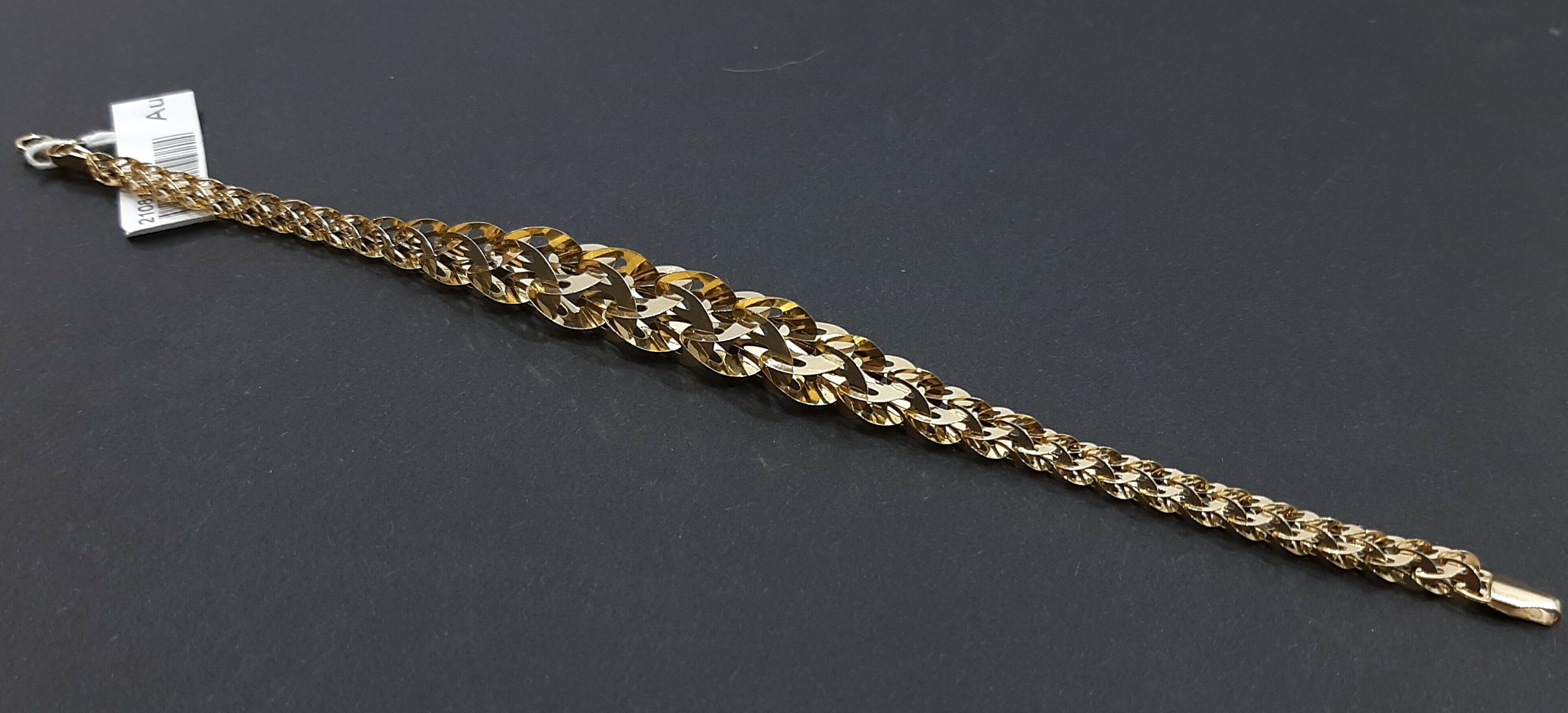 piekna-zlota-bransoletka-damska-pr585-motyw-brak