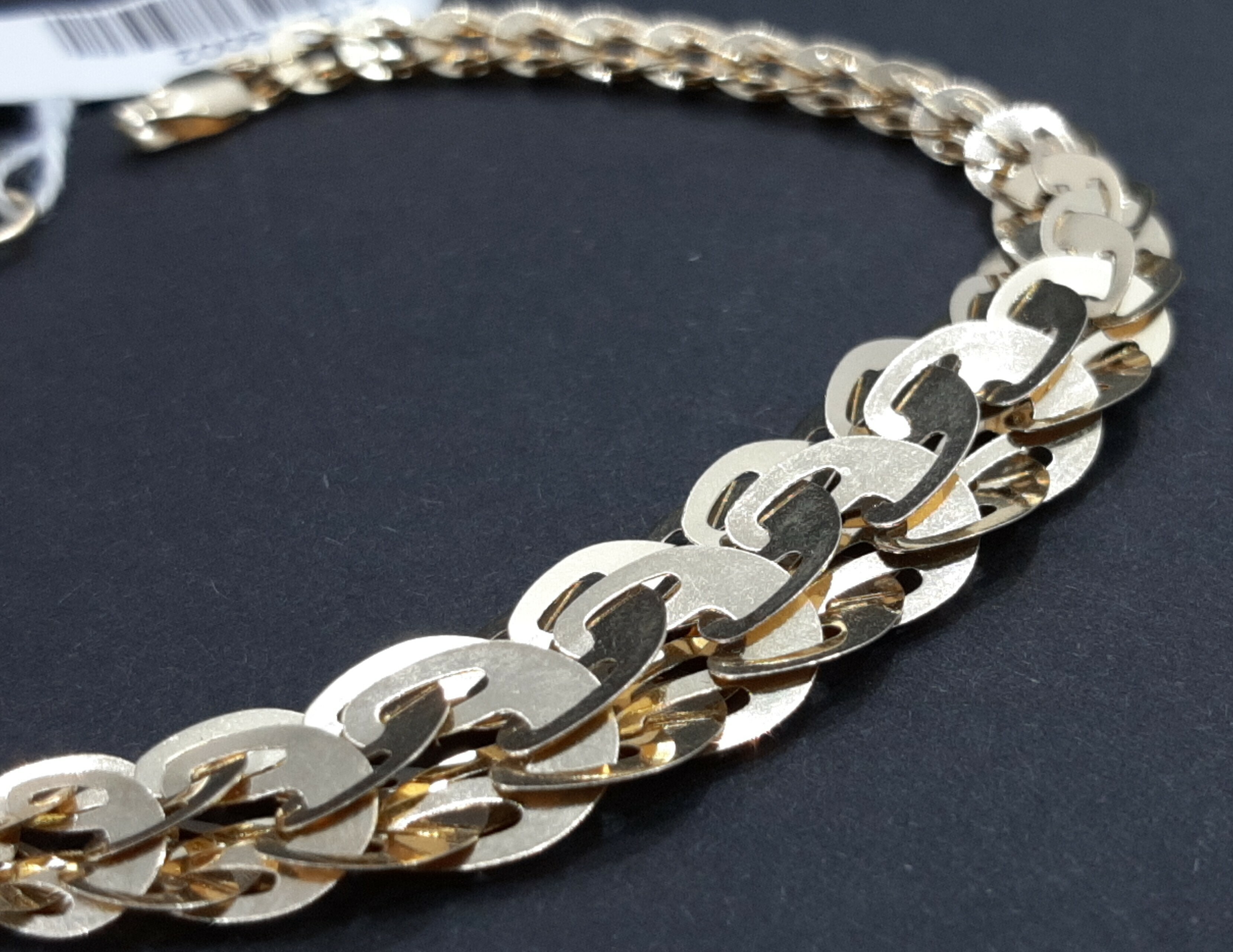 piekna-zlota-bransoletka-damska-pr585-kamien-bez-kamienia