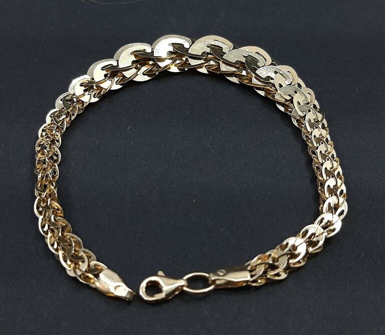 piekna-zlota-bransoletka-damska-pr585-stan-uzywany