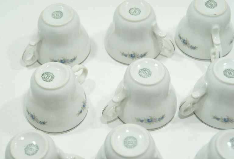 PORCELANOWY ZESTAW KAWOWY BOGUCICE 26-ELEMENTOWY