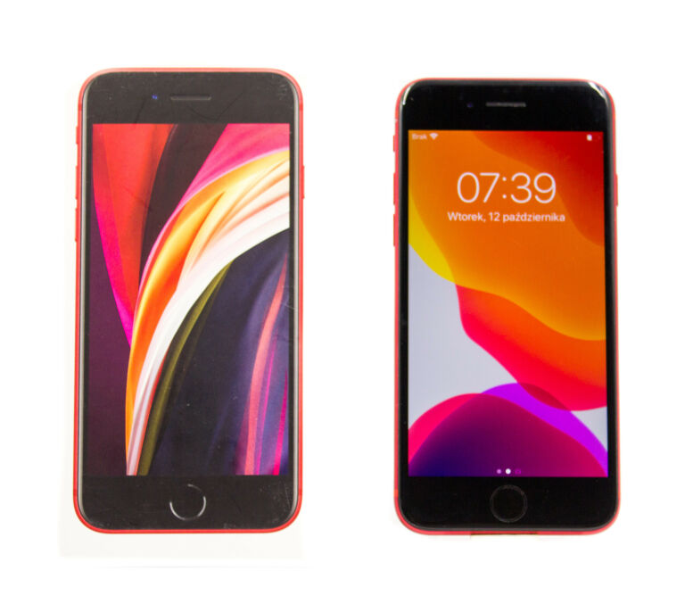 TELEFON IPHONE SE 2020 RED 64GB KOMPLET