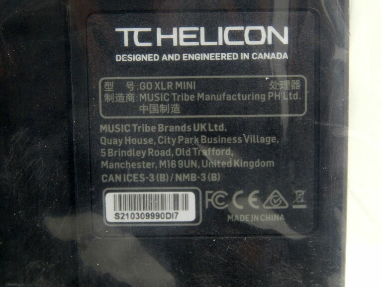 MIKSER-TC HELICON GO XLR MINI-DO TRANSMISJI ONLIN