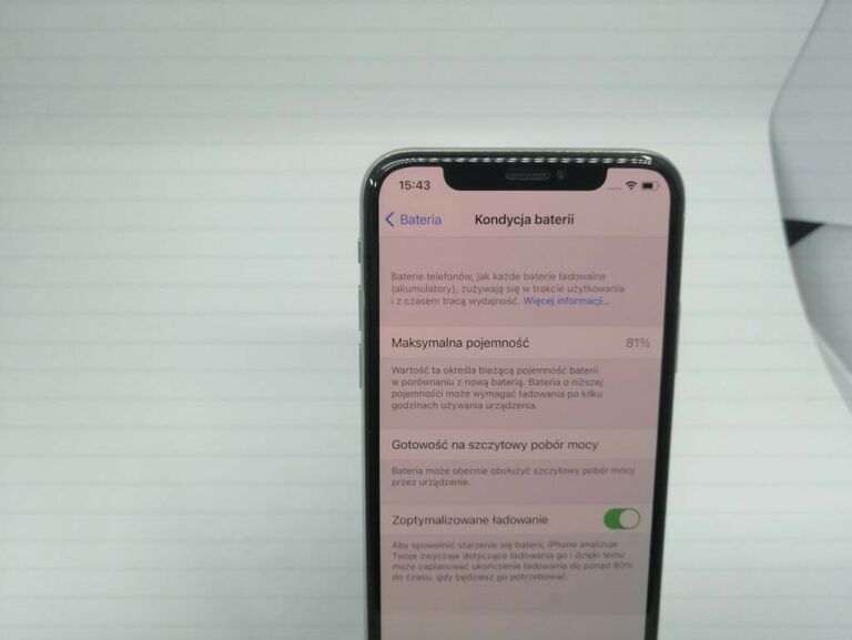 TELEFON IPHONE X , 256GB, ŁAD
