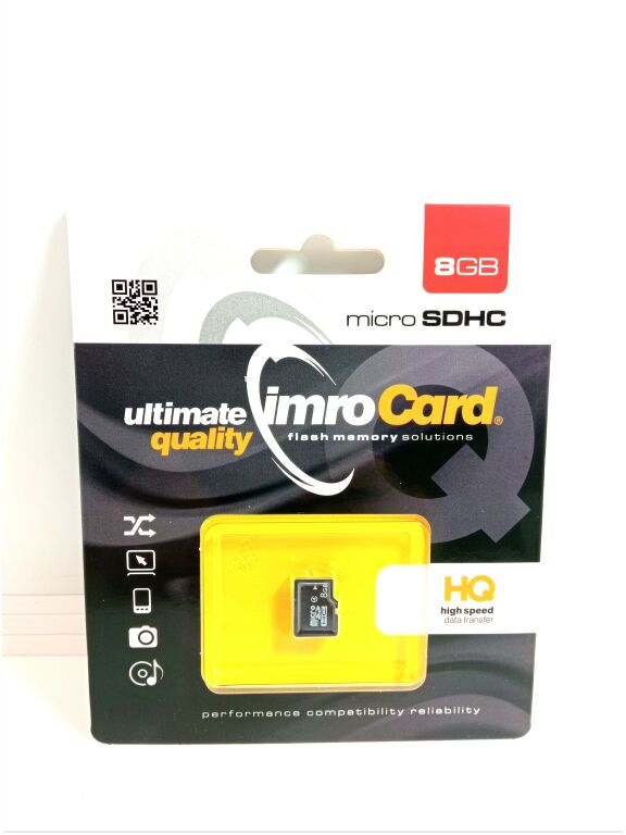 NOWA KARTA PAMIĘCI MICRO SD 8GB