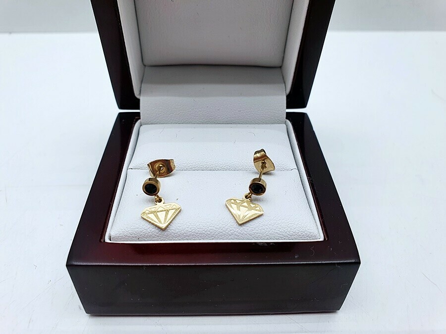 kolczyki-stal-chirurgiczna-zloty-kolor-diamenciki-strzegomska-200-wroclaw