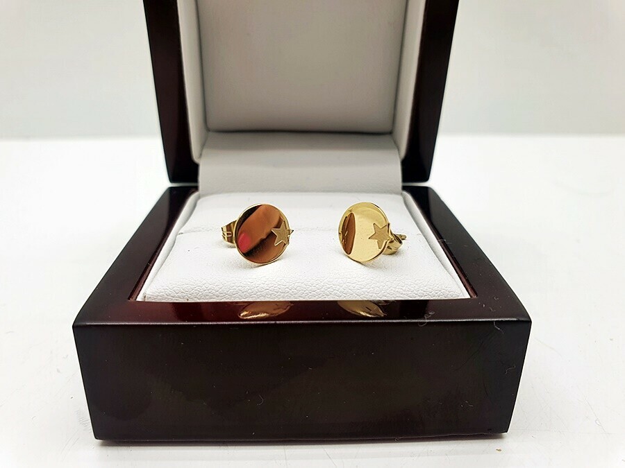 kolczyki-stal-chirurgiczna-zloty-kolor-gwiazdki-strzegomska-200-wroclaw