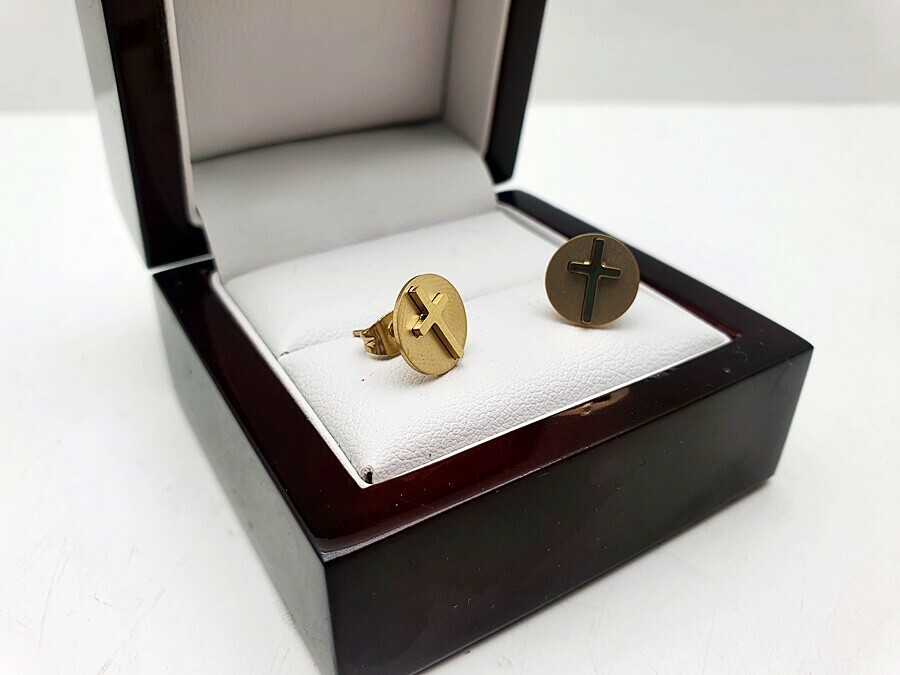 kolczyki-stal-chirurgiczna-krzyzyki-zloty-kolor-stan-11323-238058