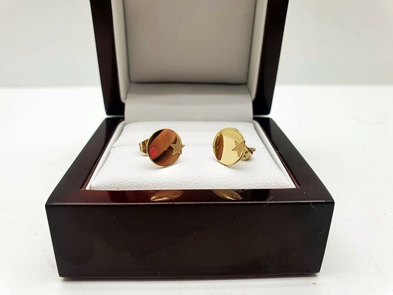 kolczyki-stal-chirurgiczna-zloty-kolor-gwiazdki-strzegomska-200-wroclaw