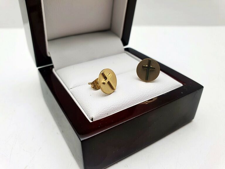 kolczyki-stal-chirurgiczna-krzyzyki-zloty-kolor-stan-11323-238058