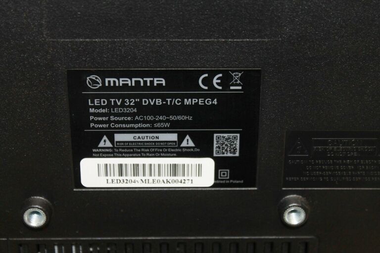 TELEWIZOR MANTA LED3204 + PILOT