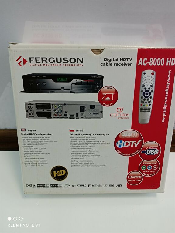 DEKODER FERGUSON AC-8000 HD KOMPLET