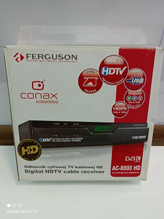 DEKODER FERGUSON AC-8000 HD KOMPLET