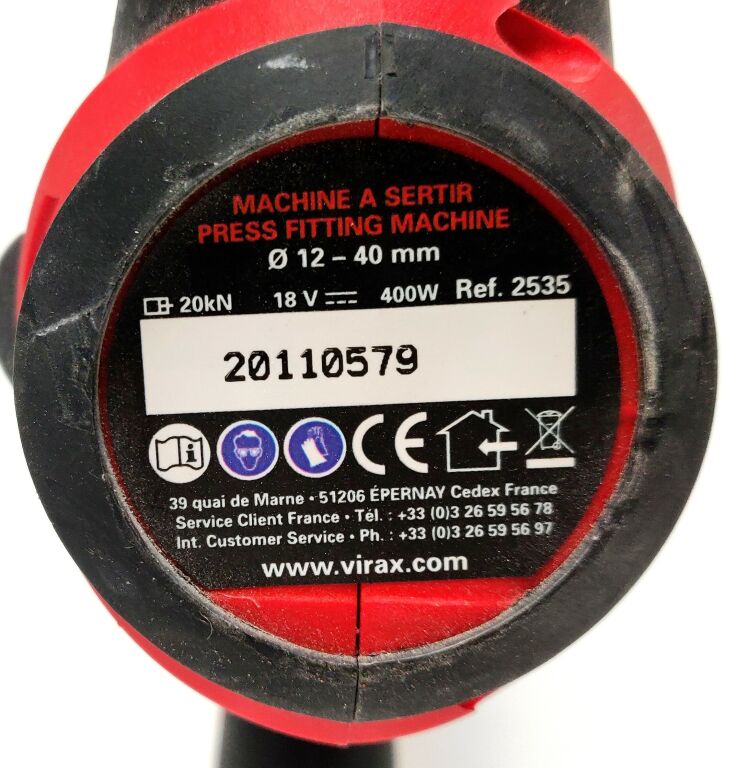 ZACISKARKA VIRAX M21 + AKCESORIA W WALIZCE