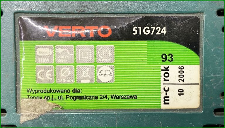 VERTO POLERKA 51G724
