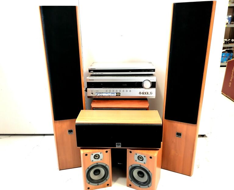 ZESTAW KINA DOMOWEGO 5,1 SUBWOOFER/DVD/AMPLITUNER