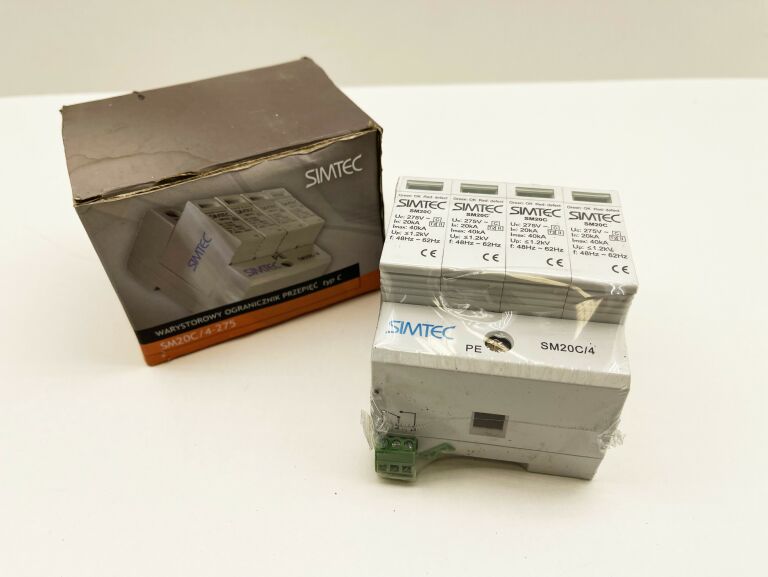 OGRANICZNIK PRZEPIĘĆ C 4P 20KA SIMTEC SM20C