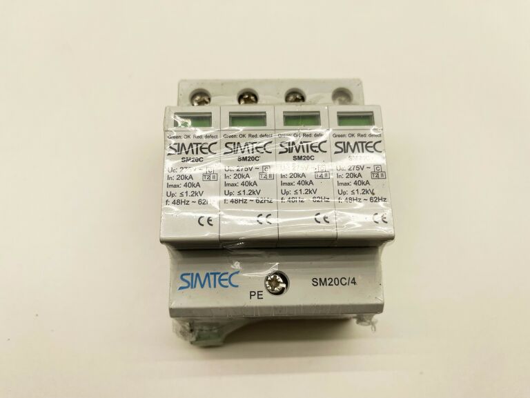 OGRANICZNIK PRZEPIĘĆ C 4P 20KA SIMTEC SM20C