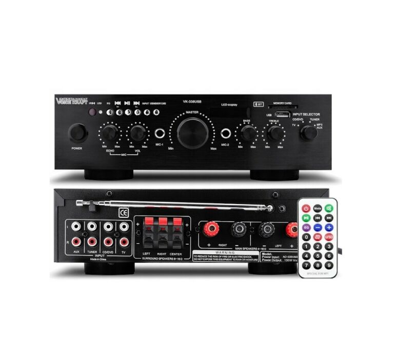 WZMACNIACZ VK 338 USB VOICE KRAFT KOMPLET