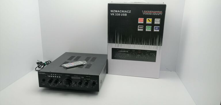 WZMACNIACZ VK 338 USB VOICE KRAFT KOMPLET