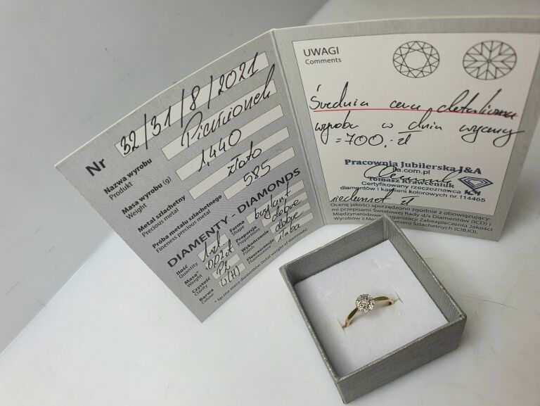 wyjatkowy-zloty-pierscionek-144g-pr585-brylant-14ct-stan-11323-2