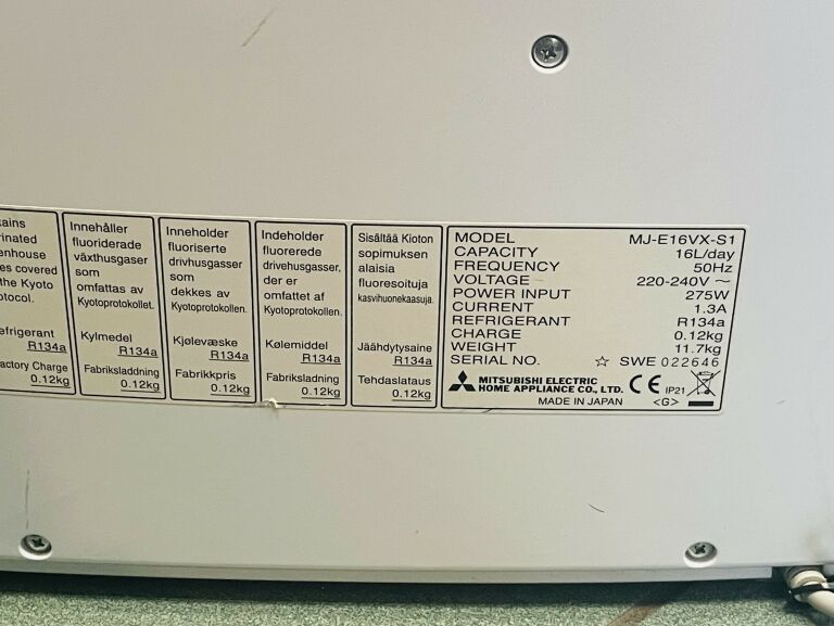 OSUSZACZ POWIETRZA MITSUBISHI MJ-E16VX-S1