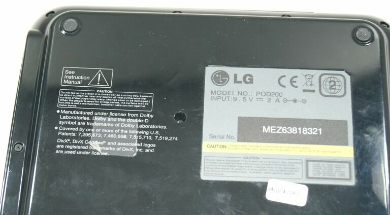 PRZENOŚNY ODTWARZACZ DVD PORTABLE PLAYER POD200